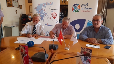 Yπεγράφη συνεργασία του Δήμου Καλυμνίων με την Επιτροπή των Special Olympics Hellas