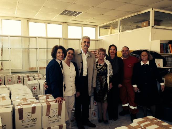 Ευχαριστίες Περιφερειάρχη προς την πρόεδρο του Ελληνικού Ερυθρού Σταυρού κ. Δελαπόρτα