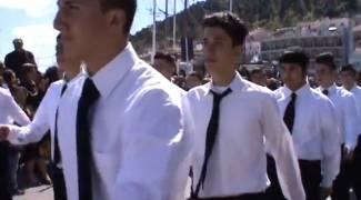 Παρέλαση στην Κάλυμνο για την 68η Επέτειο της Ενσωμάτωσης της Δωδεκανήσου